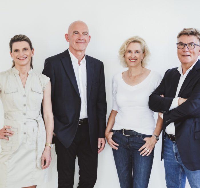 V.l.n.r.: Hanna Tempelhagen, Michael Merks, Susanne Thüner, Karsten Dröge